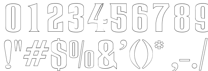 RubensOpen Font OTHER CHARS