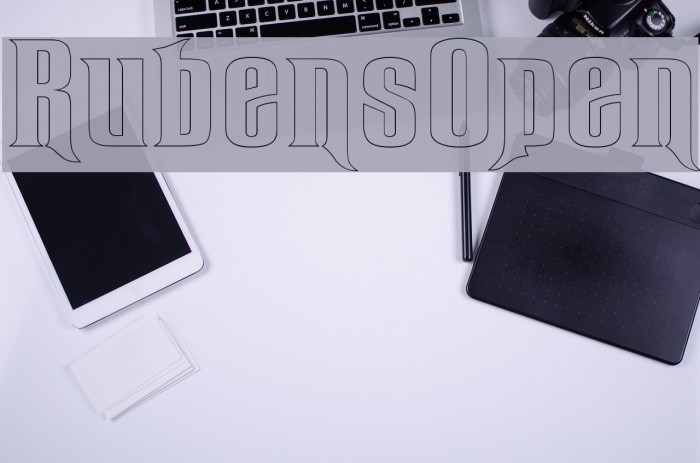 RubensOpen Font examples