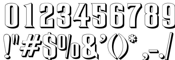 RubensPerspective Font OTHER CHARS