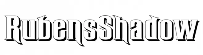 RubensShadow  Fuentes Gratis Descargar