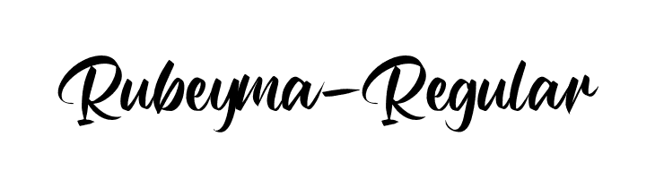 Rubeyma-Regular  Frei Schriftart Herunterladen