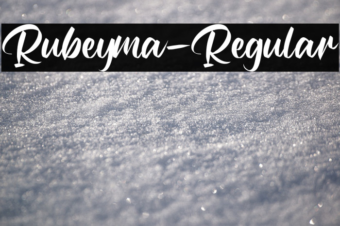 Rubeyma-Regular Example 1