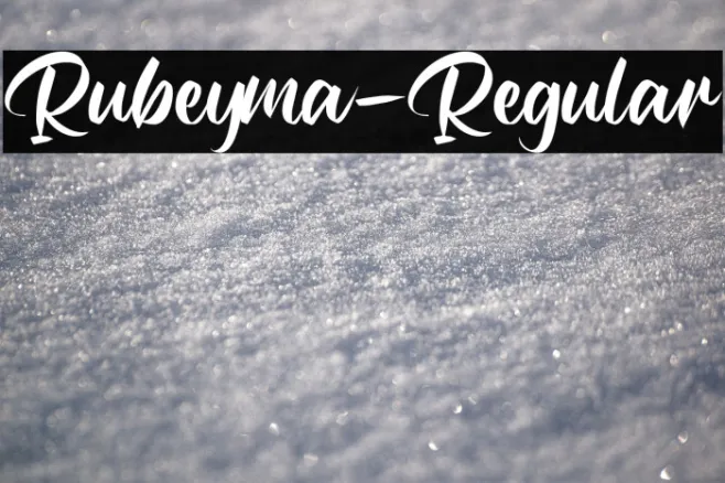 Rubeyma-Regular Example 1