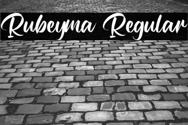 Rubeyma Regular Font examples