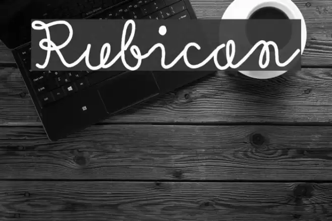 Rubican Font examples