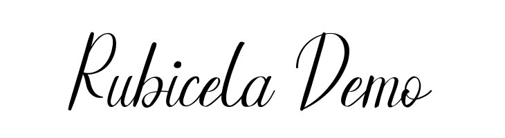 Rubicela Demo  免费字体下载