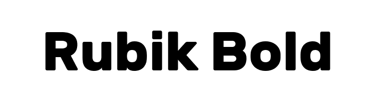 Rubik Bold  Free Fonts Download
