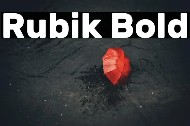 Rubik Bold Example 2