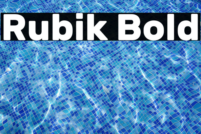 Rubik Bold Example 3