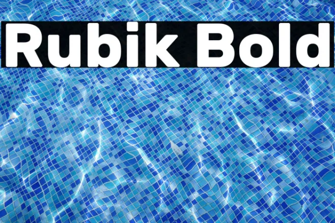 Rubik Bold Example 3