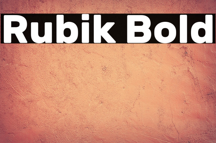 Rubik Bold Example 1