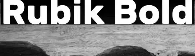 Rubik Bold Font examples
