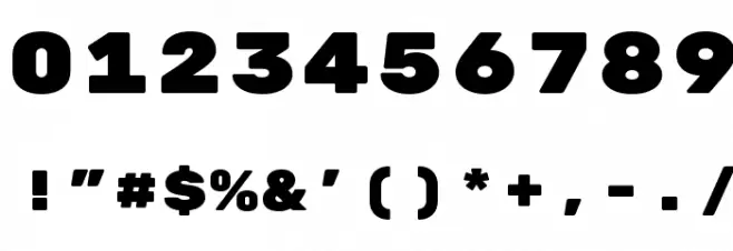 Rubik Mono One Regular Font OTHER CHARS