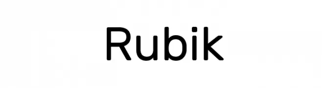 Rubik  नि: शुल्क फ़ॉन्ट्स डाउनलोड