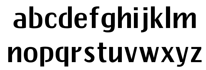 Rubik Font LOWERCASE