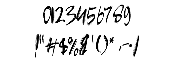 Rubin Key Font OTHER CHARS