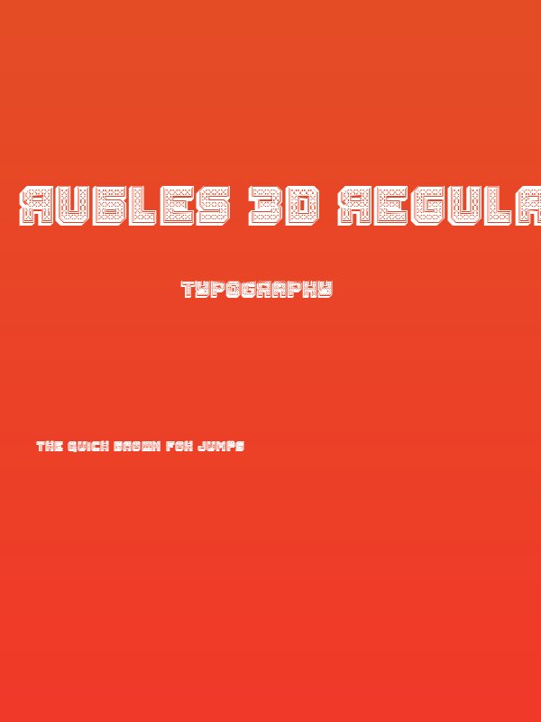 Rubles 3D Regular Poster