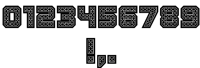Rubles Bold Font OTHER CHARS