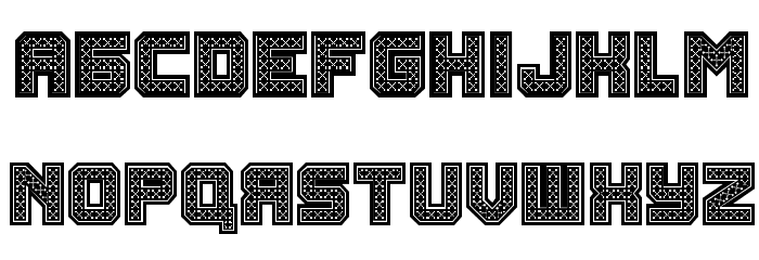Rubles Bold Font LOWERCASE