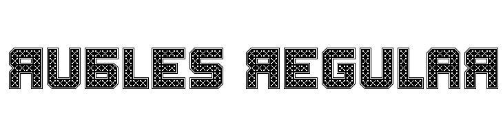 Rubles Regular  font caratteri gratis
