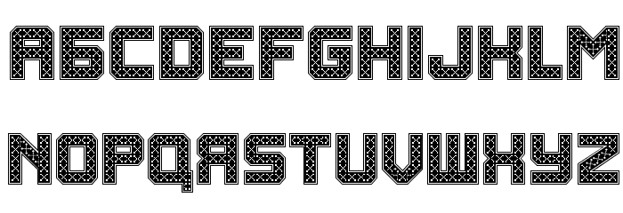 Rubles Regular Font LOWERCASE