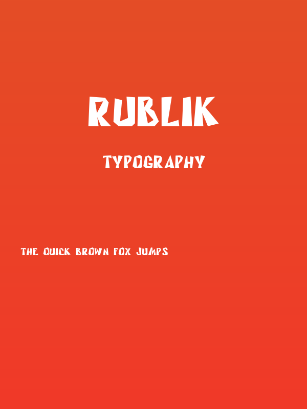 Rublik Poster