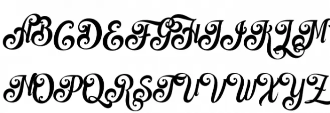 RubraCostaPersonalUseOnly-Regul 字体 大写
