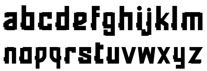 Rubrick Bold Font LOWERCASE