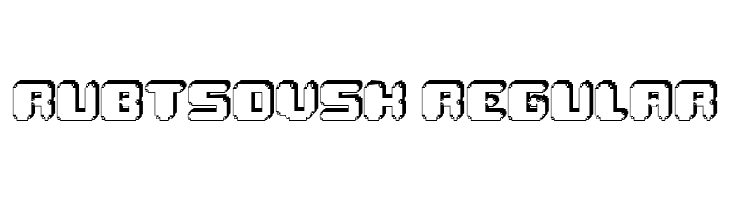 Rubtsovsk Regular  لخطوط تنزيل