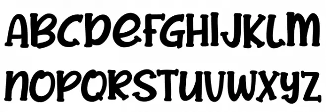RubyDance Schriftart Groß
