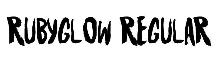RubyGlow-Regular  フリーフォントのダウンロード