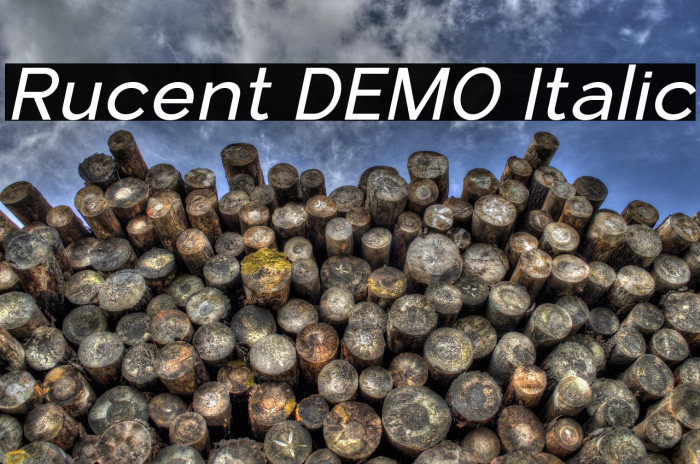 Rucent DEMO Italic Example 3