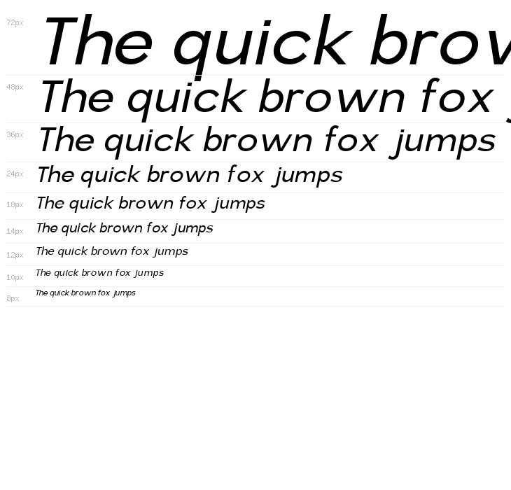 Rucent DEMO Italic Waterfall