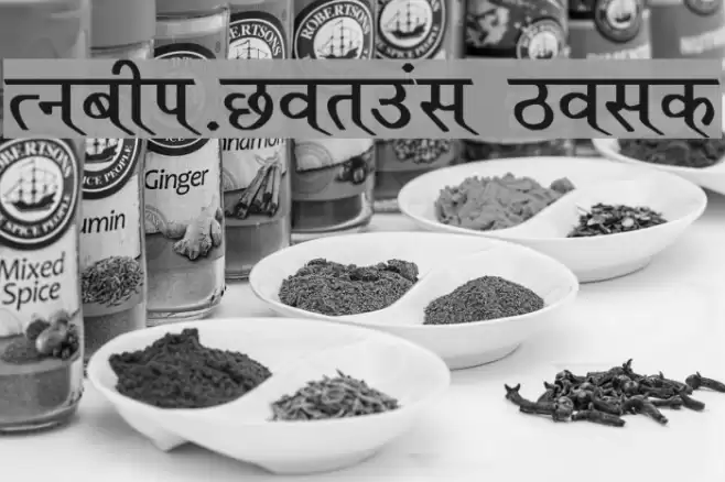 Ruchi-Normal Bold Font examples