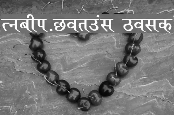 Ruchi-Normal Bold Font examples