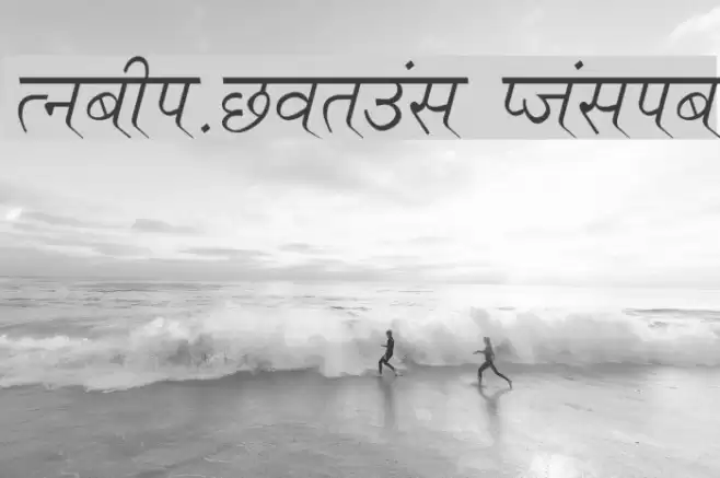 Ruchi-Normal Italic Font examples