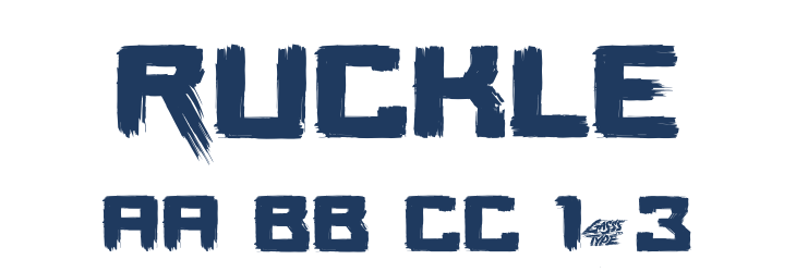 Ruckle Font Preview