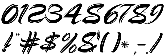 Ruckshack Font OTHER CHARS