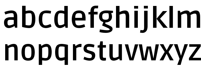 Ruda Bold Font LOWERCASE