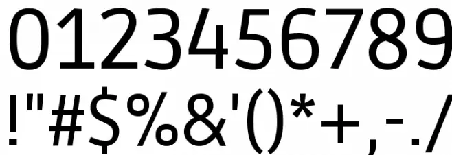 Ruda Regular Font Alte caractere