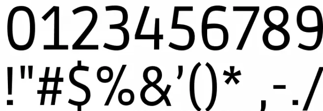 Ruda Font OTHER CHARS