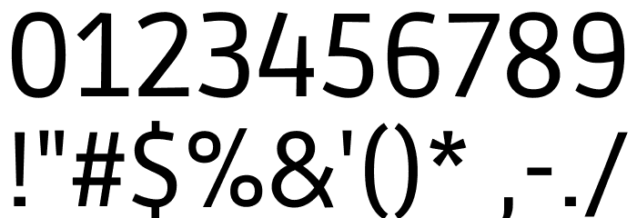 Ruda Font OTHER CHARS