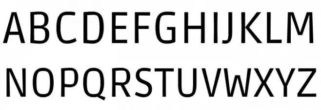 Ruda フォント 大文字