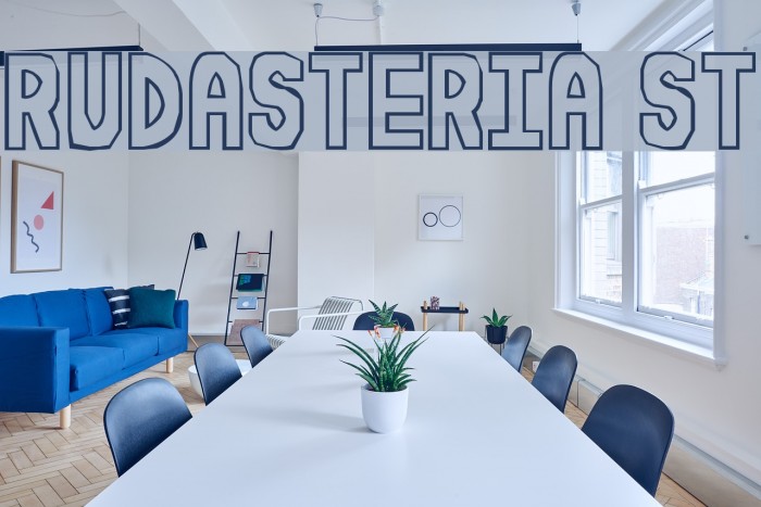 Rudasteria St Font examples