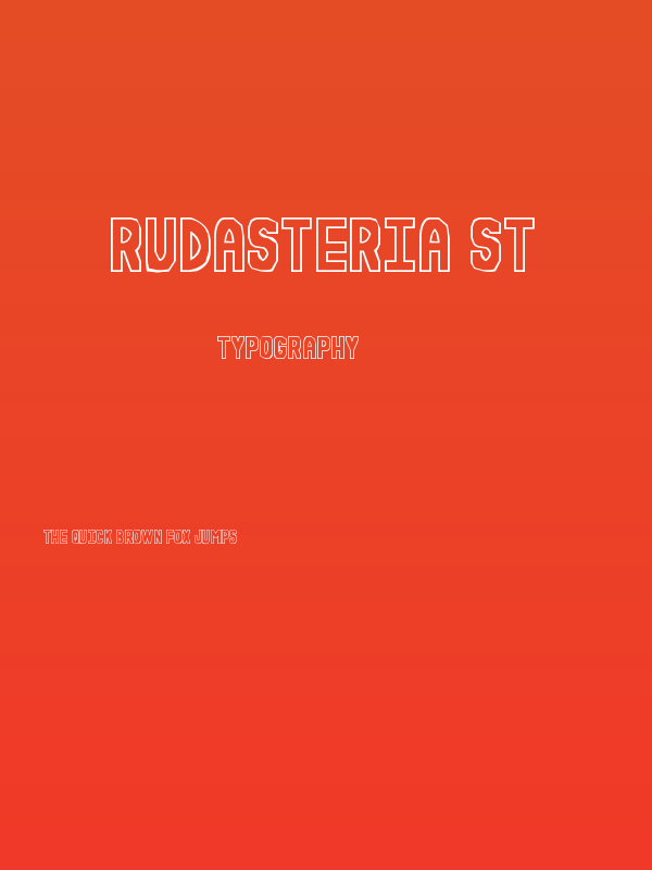 Rudasteria St Poster