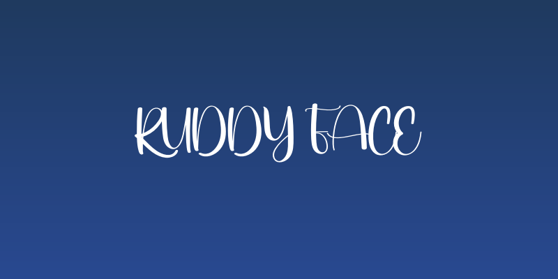 Ruddy Face Social Header