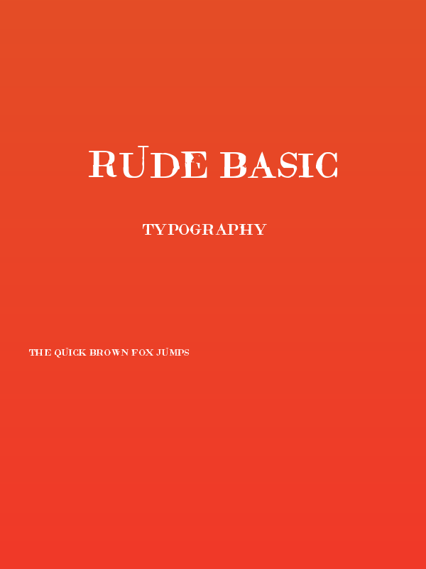 Rude Basic Poster