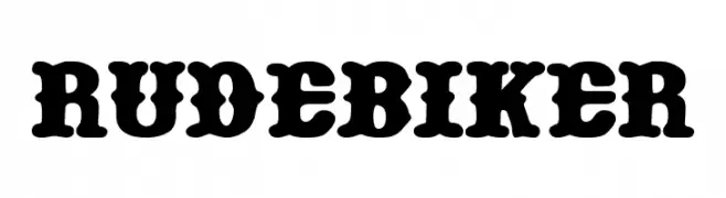 Rude Biker  नि: शुल्क फ़ॉन्ट्स डाउनलोड