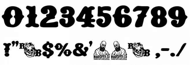 Rude Biker फ़ॉन्ट अन्य घर का काम