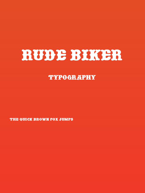 Rude Biker Poster